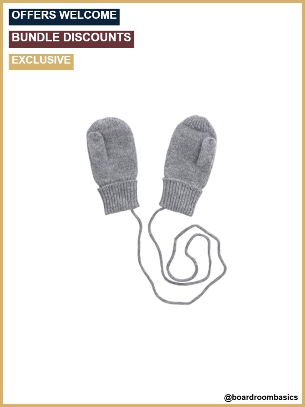 100% Cashmere Kids Mittens Thumb Winter Warm Breathable